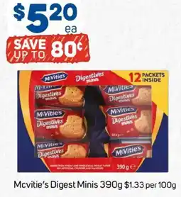 Foodland Mcvitie's digest minis offer