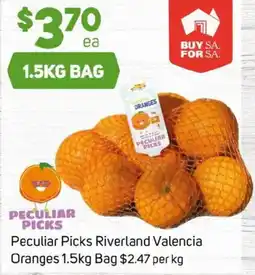 Foodland Peculiar picks riverland valencia oranges offer
