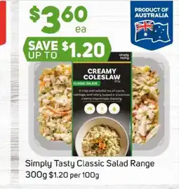 Foodland Simply tasty classic salad range offer