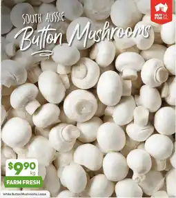 Foodland White button mushrooms loose offer