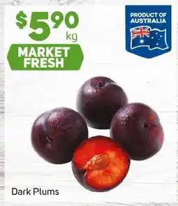 Foodland Dark plums offer