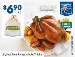 Foodland Lilydale free range whole chicken offer