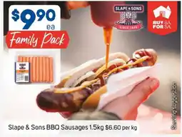 Foodland Slape & sons bbq sausages offer