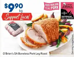 Foodland O'brien's sa boneless pork leg roast offer