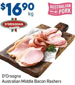 Foodland Australian middle bacon rashers offer