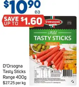 Foodland D'orsogna tasty sticks range offer