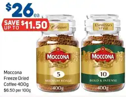 Foodland Moccona freeze dried coffee offer