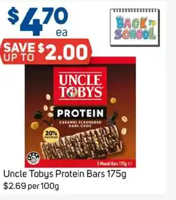 Foodland Uncle tobys protein bars offer