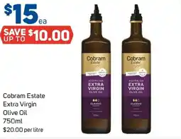 Foodland Cobram estate extra virgin olive oil offer