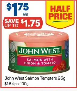 Foodland John West Salmon Tempters offer