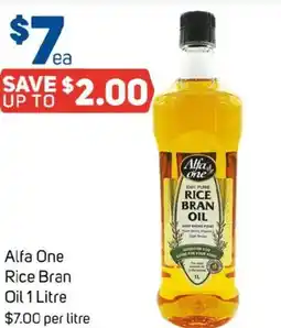 Foodland Alfa one rice bran oil offer