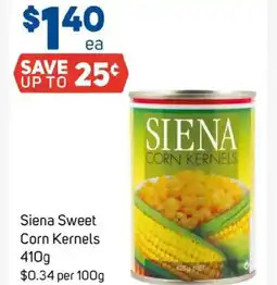 Foodland Siena Sweet Corn Kernels offer