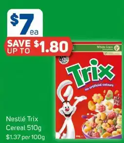 Foodland Nestlé trix cereal offer