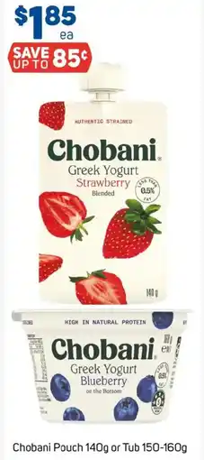 Foodland Chobani Pouch offer