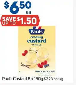 Foodland Pauls custard offer