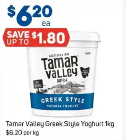 Foodland Tamar valley greek style yoghurt offer