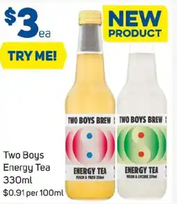Foodland Two boys energy tea offer