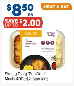 Foodland Simply tasty 'pub grub' meals offer