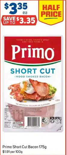 Foodland Primo short cut bacon offer