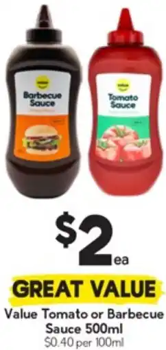 Drakes Value Tomato or Barbecue Sauce offer