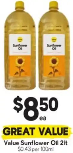 Drakes Value Sunflower Oil offer