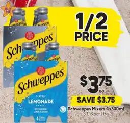 Drakes Schweppes Mixers offer