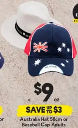 Drakes Australia Hat or Baseball Cap Adults offer