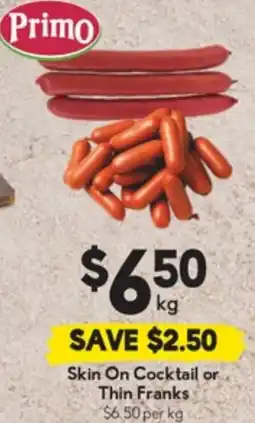 Drakes Skin On Cocktail or Thin Franks offer