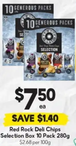 Drakes Red Rock Deli Chips Selection Box offer