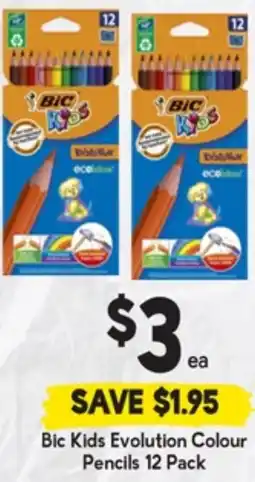 Drakes Bic Kids Evolution Colour Pencils offer