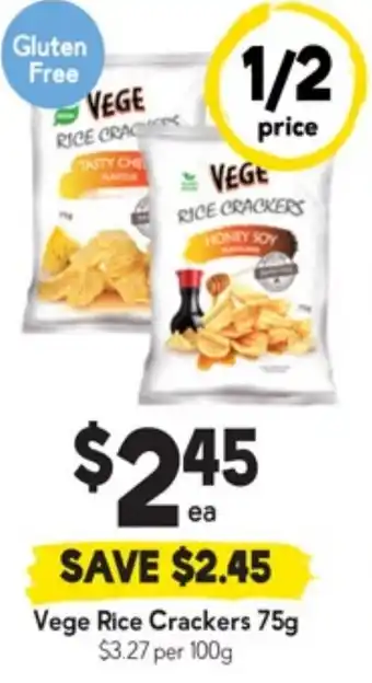 Drakes Vege Rice Crackers offer