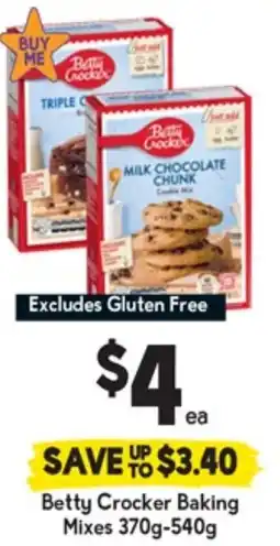 Drakes Betty Crocker Baking Mixes offer