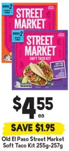 Drakes Old El Paso Street Market Soft Taco Kit offer