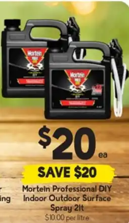 Drakes Mortein professional diy indoor outdoor surface spray offer