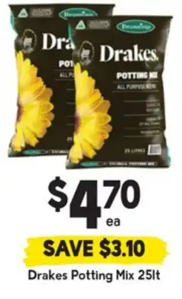 Drakes Drakes potting mix offer