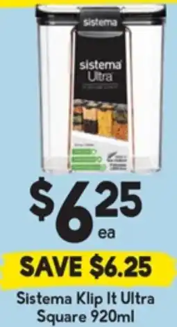 Drakes Sistema klip it ultra square offer