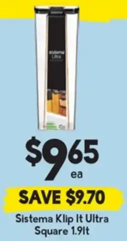 Drakes Sistema klip it ultra square offer