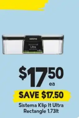 Drakes Sistema klip it ultra rectangle offer