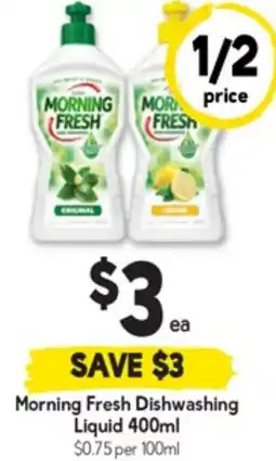 Drakes Morning fresh dishwashing liquid offer