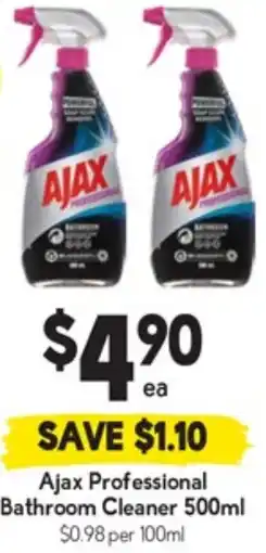 Drakes Ajax professional bathroom cleaner offer