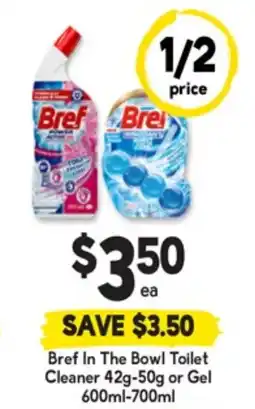 Drakes Bref in the bowl toilet cleaner or gel offer