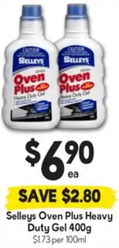 Drakes Selleys oven plus heavy duty gel offer