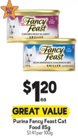 Drakes Purina fancy feast cat food offer