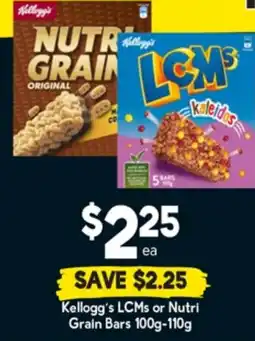 Drakes Kellogg's lcms or nutri grain bars offer