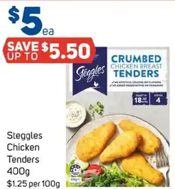 Foodland Steggles Chicken Tenders offer