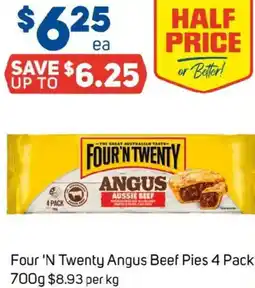 Foodland Four 'N Twenty Angus Beef Pies offer