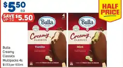 Foodland Bulla Creamy Classics Multipacks offer