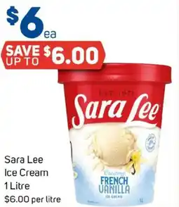 Foodland Sara Lee Ice Cream offer