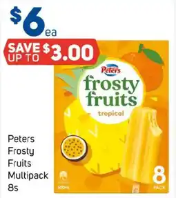 Foodland Peters Frosty Fruits Multipack offer
