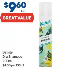 Foodland Batiste Dry Shampoo offer